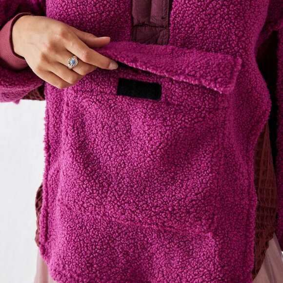 BDG Kas Sherpa Mock Neck Fleece - Picture 2 of 14